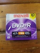 Maxell DVD+R Data & Video 10-Pack Brand New vintage picture