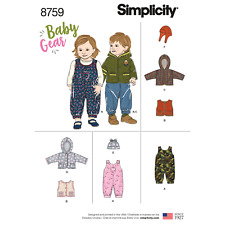 Simplicity Sewing Pattern 8759 Babies Sportswear picture