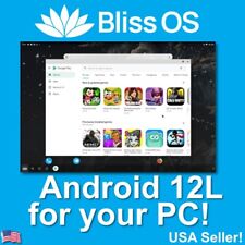 Run ANDROID 11 & 12L on PC - Bliss OS 14 & 15 USB Installable/Bootable  picture