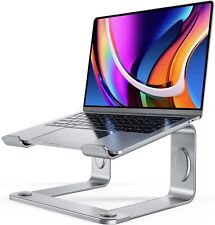 LORYERGO Laptop Riser Desk Stand, Silver, Compatible w/ Most 10-15