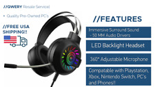 Mic-Enabled Gaming Headphones For PC, and Mac - also supports PS4, XBOX, SWTITCH picture