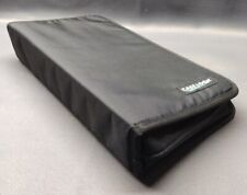💥Vintage Case Logic CDW-64 Storage Case Wallet Nylon Black & Black Inserts VGUC picture