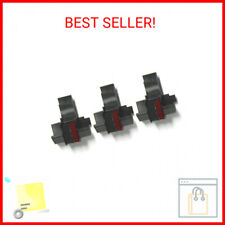 (3 Pack) COMPUMATIC Replacement Calculator Ink Roller Black/Red IR-40T CP13 Comp picture
