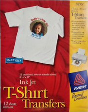 Avery 3275 Inkjet T-shirt Transfers iron-on 8.5