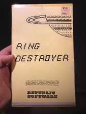 NOS Vintage TEXAS INSTRUMENTS TI-99/4A Ring Destroyer Republic Software 5.25 picture