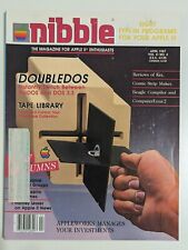 Vtg. Nibble Magazine Apple Computing April 1987 DOUBLEDOS ProDOS & DOS 3.3 MINT picture