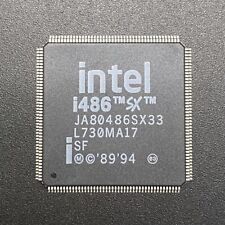 Intel JA80486SX33 CPU New Logo 486SX33 Embedded Low Power Processor Pb-Free RARE picture