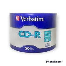 Verbatim New & Unopened Blank CD-R 50 Pack 80 Minute 52x Speed 700 MB picture
