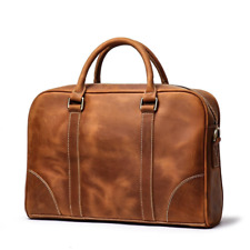 The Bjorn Leather Laptop Bag | Vintage Leather Briefcase - Stylish and Functiona picture