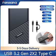 Fanxiang 2TB 1TB External SSD 4TB Portable Solid State Hard Drive USB 3.2 LOT picture