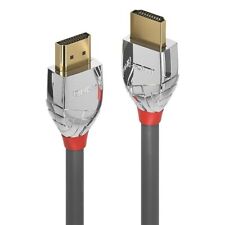LINDY 0.5m High Speed HDMI Cable, Cromo Line, Grey, 37870 picture
