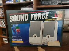 Sound Force 300 Powered Stereo Speakers BRAND NEW picture