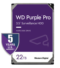 WD Purple PRO 22TB Internal Hard Drive 7200RPM/512Mb Surveillance 3.5