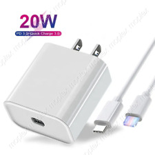 For iPhone 13/14 Pro Max iPad Fast Charger 20W PD 6FT Cable Power Adapter Type-C picture
