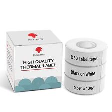 D30 Self-Adhesive Labels White 0.59'' x 1.96'' (15mm X 50mm) 390 Labels,D30 T... picture