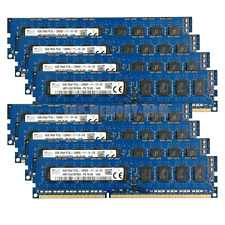 Hynix 64GB 8X8GB DDR3 1600 PC3L 12800E 2Rx8 ECC UDIMM Memory RAM HMT41GU7AFR8APB picture