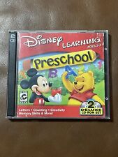 Disney LEARNING Ages 2-4 Preschool Deluxe 2 Disc CD-ROM SET - SHIPS FREE picture