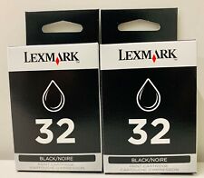 New Genuine Lexmark 32 2PK Ink Cartridge X Series X5270 X5470 P Series P8350  picture