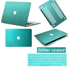 Mint Blue Shinny Glitter Powder Laptop Hard Case Cover For Macbook Pro Air M1 M2 picture