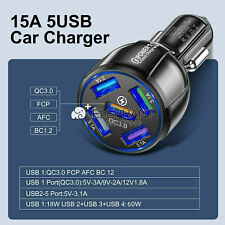 5-Port Multi USB Car Charger Adapter for Samsung iPhone LG Android Phones picture