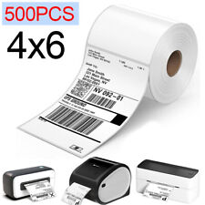 500 4x6 Roll Thermal Shipping Label Sticker Paper For Phomemo D520BT 241BT 246S picture
