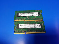 Micron 8GB 2x4GB  PC3L-12800S-11-11B2 Matching 204pin Sodimm Laptop RAM Memory picture