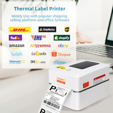 Thermal Shipping Label Printer 4x6 Wireless Bluetooth Label Printer White picture