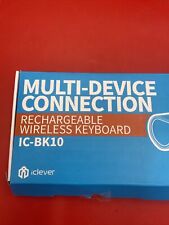 iClever IC-BK10 Bluetooth Universal MULTI-DEVICE Ultra-thin Keyboard - RoseGold picture