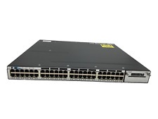 Cisco WS-C3750X-48PF-L 48-Port PoE Gigabit Switch C3KX-FAN-23CFM 3750X Catalyst picture