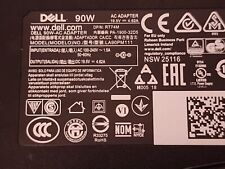 Genuine Dell AC Adapter Charger 19.5V 4.62A 90W Model No.  LA90PM111 DP/N: RT74M picture