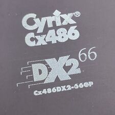 Cyrix Cx486 DX2 66-MHz Cx486DX2-66GP CPU Ceramic Processor 1993 Rare Vintage picture