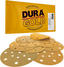 Dura-Gold Premium 60, 80, 100,120,180,220,320,400,600,1000 Grit 6 Gold Sandpaper picture