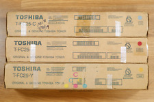 Cosmetic Genuine Toshiba T-FC25 CMY Toner Carts eSTUDIO 2040C 2540C 3040C 4540C picture