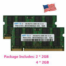 QC 2x2GB   PC2-5300S 2Rx8 DDR2 667MHz 200Pin 1.8V Memory RAM For Samsung picture