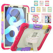 For iPad mini 4 5 Heavy Duty Shockproof Case Screen Protector Cover Handle Strap picture