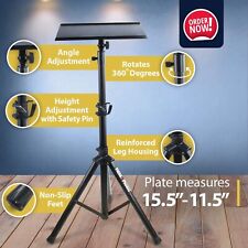 Tripod Stand for DJ Projector Mixer Maschine Sheet Music Laptop Standing Desk picture