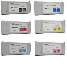 6 Color Set Combo New Ink Cartridges Compatible for HP DesignJet 5000 5500 (#81) picture
