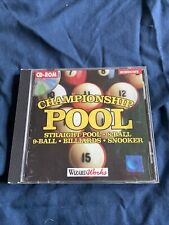 Championship Pool Wizard Works Windows PC CD-ROM 1993 Excellent picture