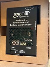 New Transition Networks SGFEB1014-130 Single-Mode Media Converter 10/100/1000 picture