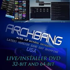 ArchBang Linux DVD simple lightweight Linux distribution 32-Bit and 64-Bit USA picture