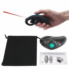 New USB Wireless PC Laptop Finger HandHeld Trackball Mouse Mice w/ Laser Pointer picture