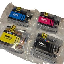 Lot Of 4 LC203XL Compatible Ink Cartridges From EZink Black And Color Unopened picture
