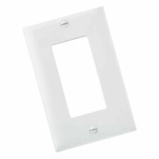 CIATA ONE GANG DECORATIVE WALL PLATE, HIGH IMPACT RESISTANCE, WHITE picture