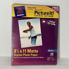 Avery 8 1/2 × 11 Matte Digital Photo Paper Microsoft Picture It Express Software picture