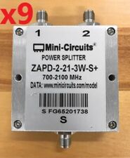 9 Mini-Circuits ZAPD-2-21-3W-S+ 2 Way DC Pass Power Splitter 700 - 2100 MHz, 50Ω picture