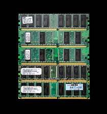 LOT of 5 (2-256MB) (3-128MB) PC2100 DDR-266MHz Mixed Memory Modules CL2.5 DIMM picture