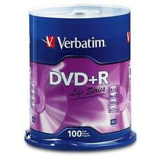 Verbatim Life Series DVD+R 4.7GB 16x Recordable Blank Disc 100 Pack Spindle picture