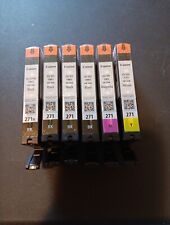 Genuine Canon 271 & 271XL 6 Ink Cartridge BK, MAGENTA, YELLOW, Combo Pack  picture
