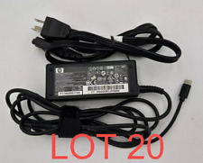 LOT 20 HP 65W AC Adapter Power Laptop Charger USB-C LA65NM170 XPS 13 Type C picture