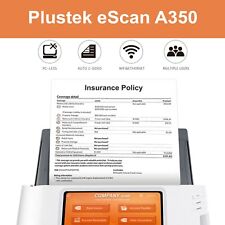 Plustek eScan A350 Enterprise High-Speed Network Document Scanner, Wireless SMB picture